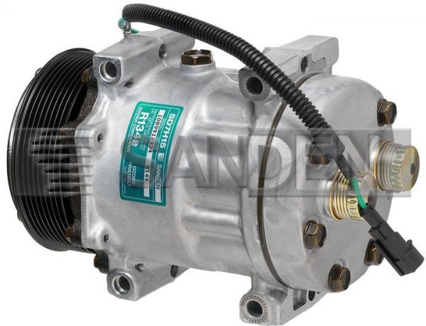 NEW Original Sanden Compressor 8144, 8090, 8500795 (1101381) - AC Parts ...