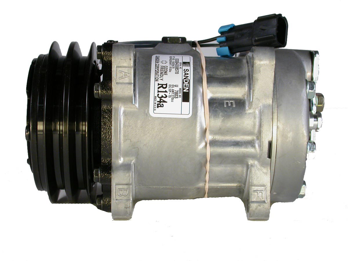 NEW Original Sanden Compressor 7803, 4679, 15680077, 15020478 (1101242) -  AC Parts for Auto, Truck, Off-road, AG, & Farm