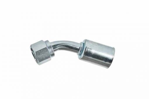 AC Fitting Steel Bead lock #8 Female O-Ring 45 Degree to #8 to #8 13/32" Hose Hose  SB1312 (1331032)