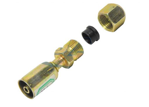 Ac Fitting Steel Beadlock Step Up Straight Compression Fitting 8 To 6 Hose Sb2908 1331126 6665