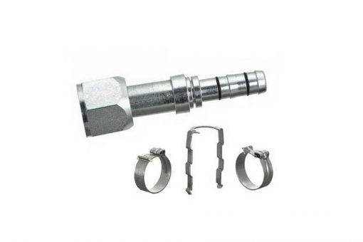 AC Fitting AeroQuip E-Z Clip – Female O’Ring Straight Fitting Size:#12, Hose Size:#10 (4432EZ)  (1351026)