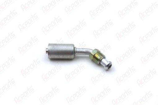 AC Fitting Aluminum Beadlock #6 45 Degree Male Flare (MF) to #6 5/16" Hose BL1211  (1311206)