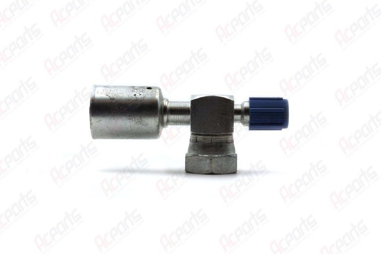 Ac Fitting Steel Beadlock 90 Degree Short Drop Female O Ring 10 To 10 12 Hose With R134a 8141